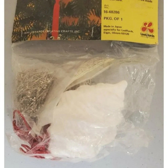 VTG 1976 Beaded Christmas Ornament Starfire Kit - Picture 3 of 6